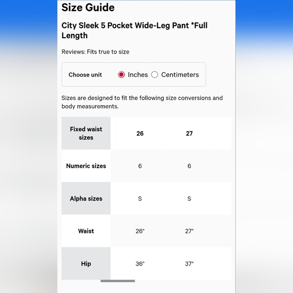 Lululemon Athletica Navy Straight Leg City Sleek, 5 Pocket Wide-Leg Pant - Picture 14 of 14